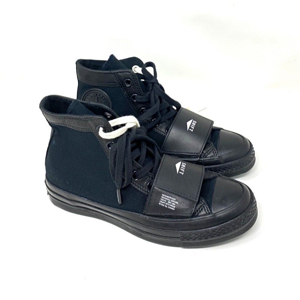 Converse Women's Size 165603C CTAS CHUCK 70 MOTO High Neighborhood Black Sneaker - Picture 8 of 10